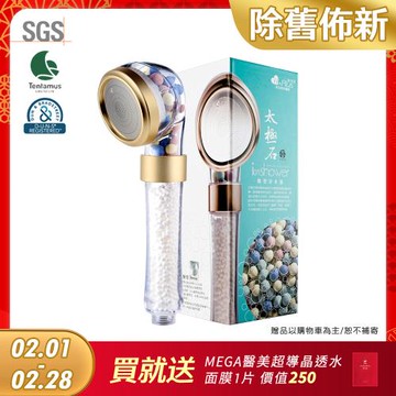 【極淨源】太極石四道除氯加壓淨水器｜蓮蓬頭〈單支〉【長榮Hotelshop推薦】