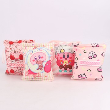 新品🚀🚀✨卡通粉色星之卡比公仔 小掛件 一大袋零食抱枕 女生禮物兒童玩偶玩具
