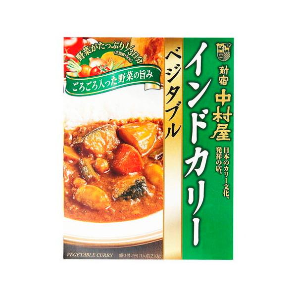 新宿中村屋 中村屋 インドカリーベジタブル 210g x5 メーカー直送