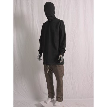 RO風高街春秋冬毛圈中厚外穿上衣套頭圓領衛衣暗黑歐美高街潮流男