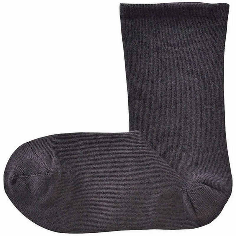 無印良品 足なり直角 かかとに合う テーパード靴下 婦人 23 27cm 黒 良品計画 通販 Lineポイント最大0 5 Get Lineショッピング