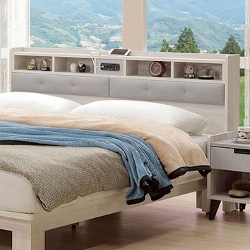 文創集 達斯卡5尺雙人貓抓皮革床頭片(不含床底＋不含床墊)-155x15x92cm免組