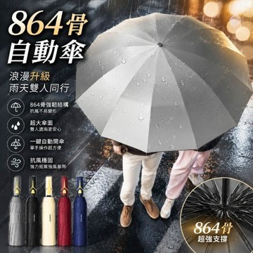 【限時🔥買2支折$10】 摺疊傘 自動傘 抗風雨傘 黑膠防曬傘 晴雨兩用 UV傘 輕量便攜 防潑水 強力抗風雨傘