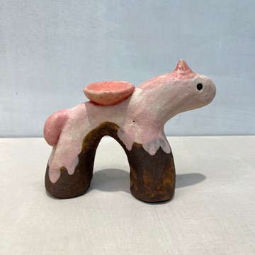 陶藝手捏小馬*草莓巧克力醬*獨角獸
