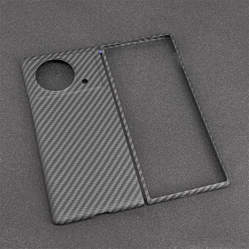 適用vivo xfold+折疊屏手機殼凱夫拉芳綸輕薄防摔xfold2碳纖維保護殼