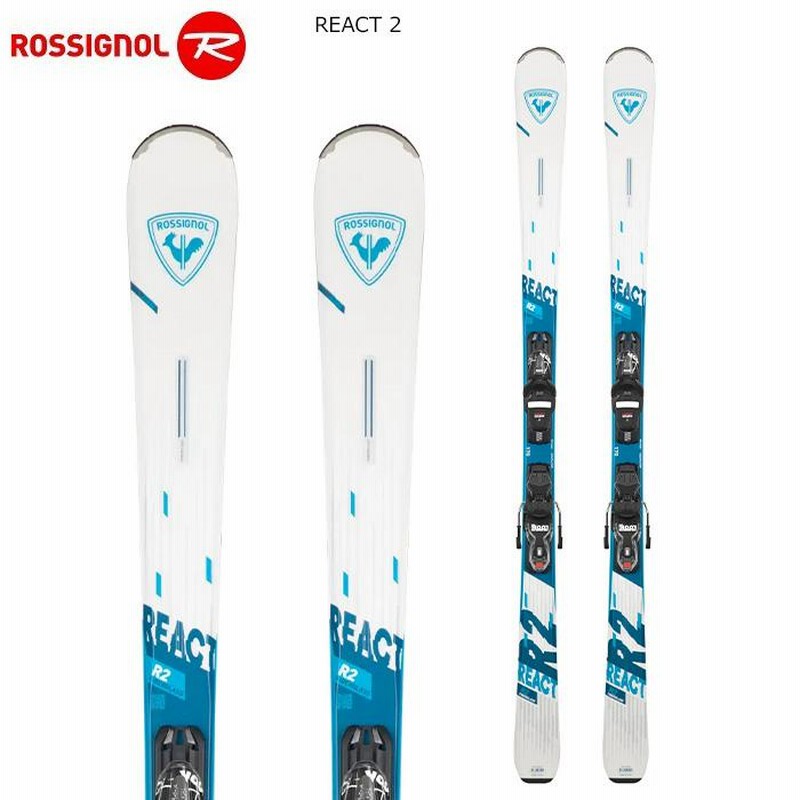 ROSSIGNOL ロシニョール スキー板 REACT 2 ビンディングセット 22-23