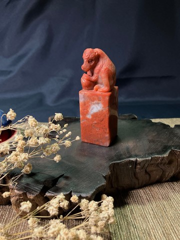 手工刻印客製公司印章 • 大權在握 • 老撾石印章