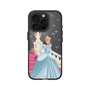 iPhone 16 Pro Clear (相機按鈕) 酷墨灰 - 迪士尼-公主系列 Disney Princess - 迪士尼公主 - 灰姑娘
