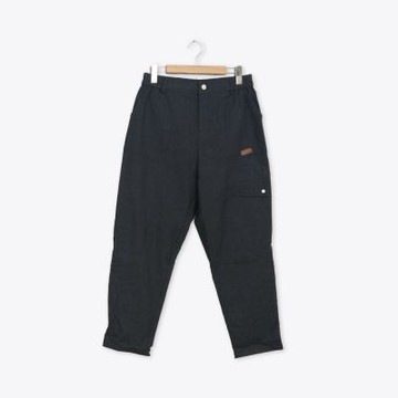 【Dailo】男孩風剪接錐形斜紋長褲 灰