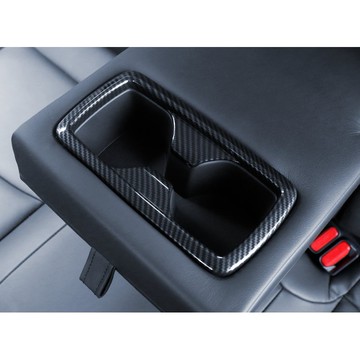 ~歐力斯~豐田 TOYOTA 19-25年 5代 RAV4水杯框 水杯裝飾框 後水杯框 水杯框飾板 水杯飾蓋 碳纖維紋