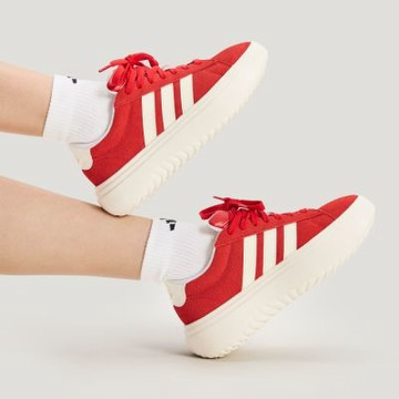 【adidas 愛迪達】 GRAND COURT PLATFORM CNY 運動休閒鞋 女鞋 KJ2065
