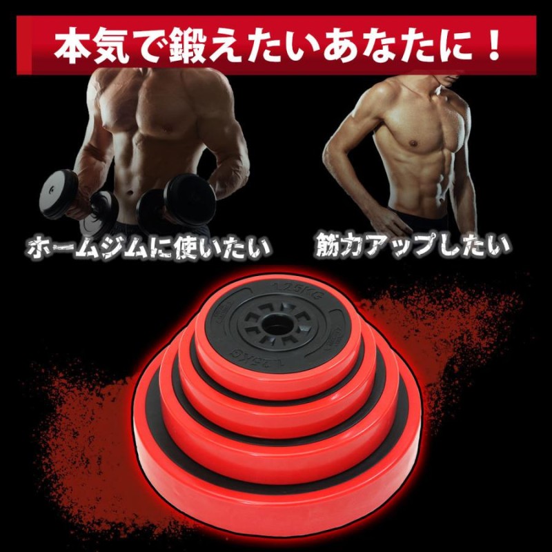 バーベル プレート 2.5kg セット 重り 筋トレ ウエイト トレーニング ジム 器具 ベンチプレス フィットネス | LINEブランドカタログ