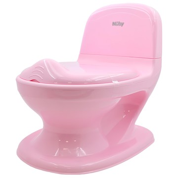 Nuby 學習小馬桶  粉亮版