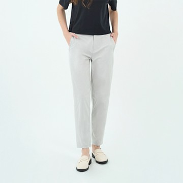 GIORDANO 女裝彈力輕薄長褲 Urban Commute系列 - 17 銀雪灰