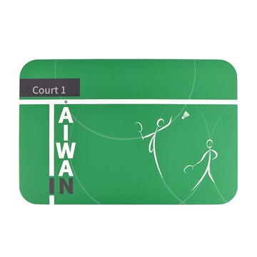 rubber anne 頂吸軟式珪藻土吸水地墊 東奧限量版 TAIWAN版 羽球TAIWAN IN 60 x 40cm 快速吸水  1個