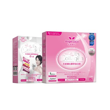 EX牛奶膠原蛋白粉(15包/盒)+膠原體驗6入組(6包/盒)-買一送一組