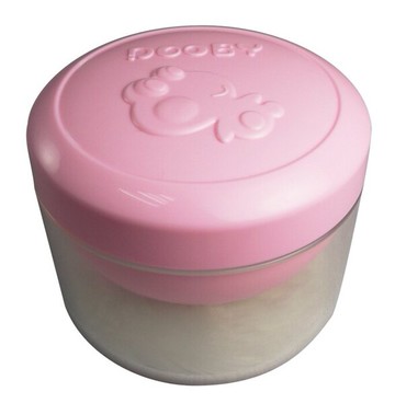 大眼蛙 自動粉撲盒(含粉撲蕊) 綠/粉/黃