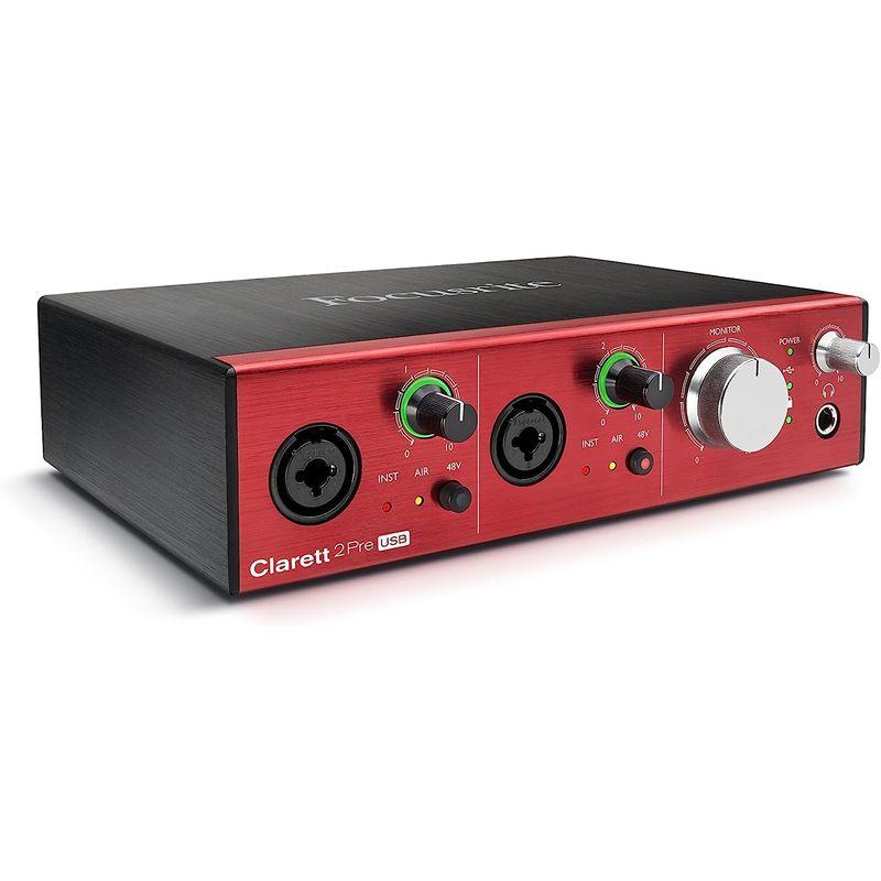 Focusrite フォーカスライト オーディオインターフェイス 10イン 4アウト CLARETT Pre USB 国内正規品