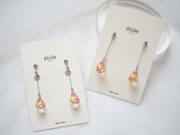 Swarovski 幻彩水滴長款耳環 SDL-08