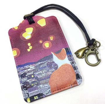 【拼圖貓】台灣藝術家 -【林宗範系列】祈福-藝術經典證件皮套 I2014-12