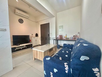 (貝森朵夫3)輕齡高樓層無視野遮蔽2房＋車位｜台南市新市區社內