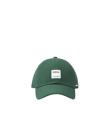 【PORTER INTERNATIONAL】HAT布標棒球帽 14031-53602  (軍綠)
