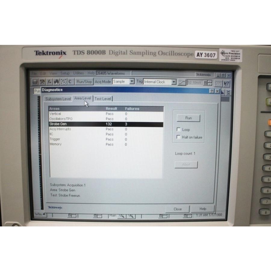 Tektronix TDS8000B Digital Sampling オシロスコープ