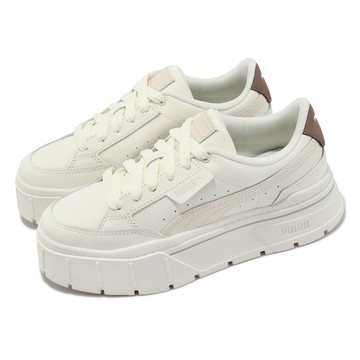 [ACS] Puma 休閒鞋 Mayze Stack Soft Wns 女鞋 米白 皮革 厚底 增高 復古 39108305