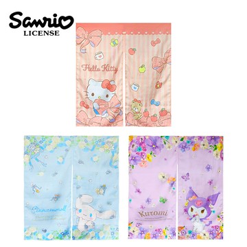 【日本正版】三麗鷗 帆布門簾 門簾 臥室門簾 客廳門簾 廚房門簾 凱蒂貓 大耳狗 酷洛米