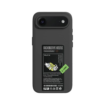 iPhone Air SolidX 黑 - Marine Debris - 拋棄式餐具粗體臂鉤躄魚