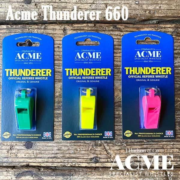 Acme Thunderer 660 アクメ サンダラー 660 3タイプ ホイッスル