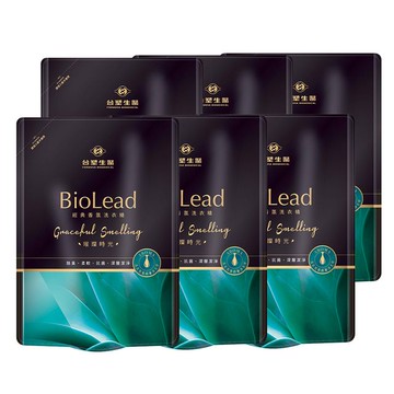 《台塑生醫》BioLead經典香氛洗衣精補充包 璀璨時光1.8kg(6包入) ｜摩羯座｜生日禮物｜跨年｜新年禮物｜禮物｜洗衣｜大掃除