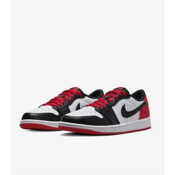 S.G Air Jordan 1 Low OG GS Black Toe CZ0858-106 白 黑 紅 大童 女鞋