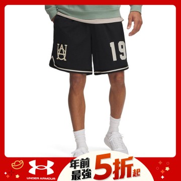 【UNDER ARMOUR】UA 男 Courtside Hoops 籃球短褲_1390120-001
