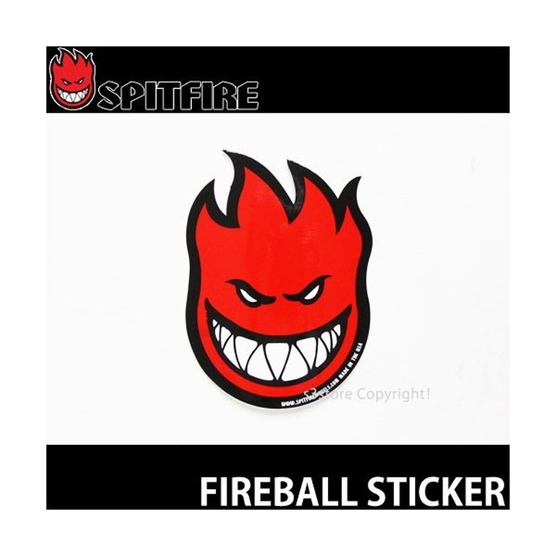 スピットファイヤー ファイヤーボール ステッカー SPITFIRE FIREBALL STICKER スケートボード スピットファイア シール ロゴ  デッキ Color:Red Size:MD 通販 LINEポイント最大0.5%GET | LINEショッピング