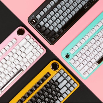 AZIO IZO 80% 藍牙機械鍵盤-紅軸-四色可選 (附注音鍵帽)