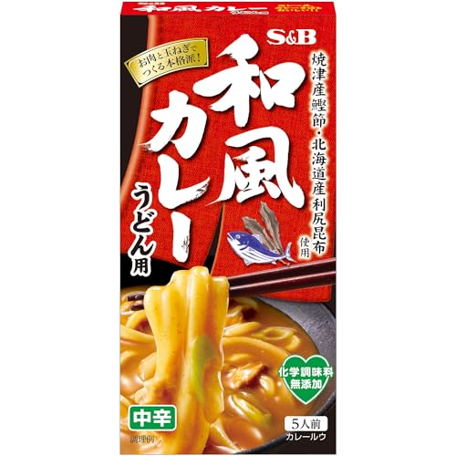 S＆B 和風カレー うどん用 中辛 110g5個