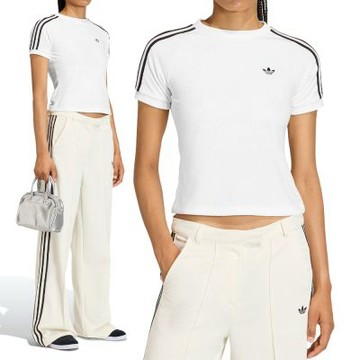 Adidas Tt Cali Tee 女款 白色 圓領 修身 毛巾布 運動 休閒 短袖 KD1411