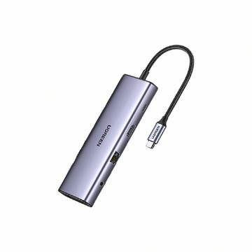 UGREEN 美國 德州儀器晶片 十合一Type-C集線器 HDMI 4K/VGA/TypeC/RJ45/USB-A*3/音源孔/SD/TF