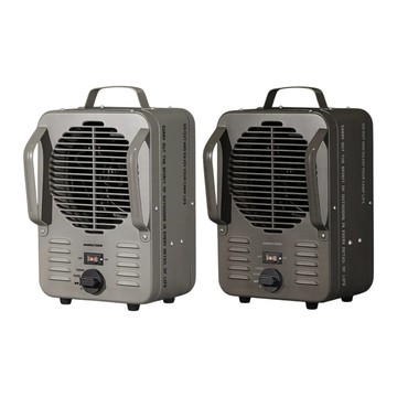 ADAMOUTDOOR 鋼鐵風格雙功率電暖器 灰 黑 電暖器 電暖爐 暖爐 露營暖爐 露營 逐露天下