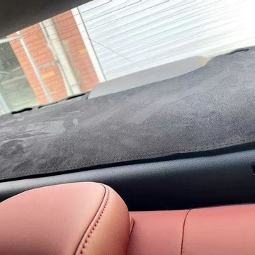 汽車後櫥窗墊防滑墊防護墊改裝麂皮絨內飾遮陽防曬座椅後面後窗墊🛒免運