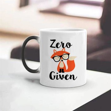 外貿Zero Fox Given小狐貍樹獺內彩馬克杯陶瓷咖啡杯子生日禮物