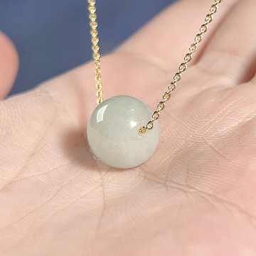 翡翠圓珠吊墜 | 天然緬甸A貨翡翠 | 送禮