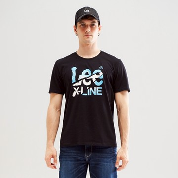 Lee 男款 系列大LOGO 短袖T恤 | X-LINE