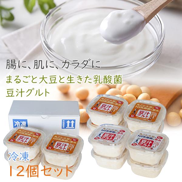 豆汁グルト とうじゅうぐると 450g 味を選べる12個セット 冷凍 プレマラボ 発酵食品 豆乳ヨーグルト 大豆 イソフラボン 乳酸菌