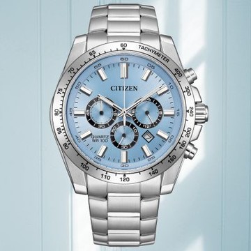 CITIZEN星辰 Chronograph系列 計時石英腕錶 聖誕節 禮物 送禮 44mm/AN8230-59L