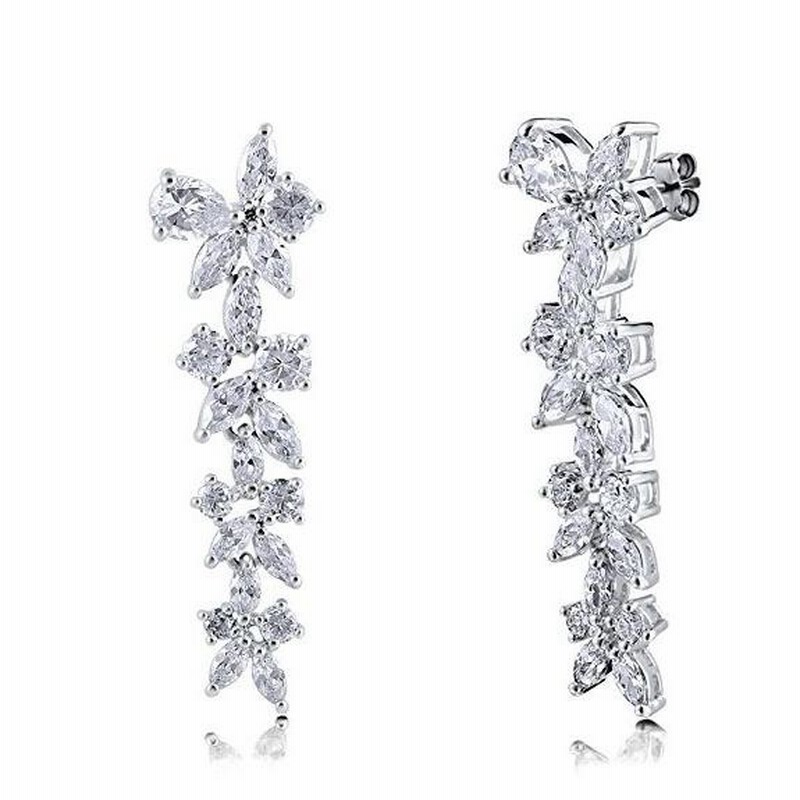 ウェディング アクセサリーブライダル ナチュラル リーフ ビジュー フラワー 花 小物 CZ ※ ウエディング 結婚式 二次会 和装 演奏会 卒業式 発表会