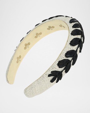 Elsie Woven Leaf Padded Headband