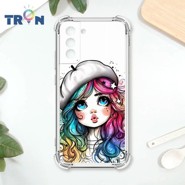 TRON 三星 S21 PLUS 嘟嘴小女孩 四角防摔 軟殼 手機殼