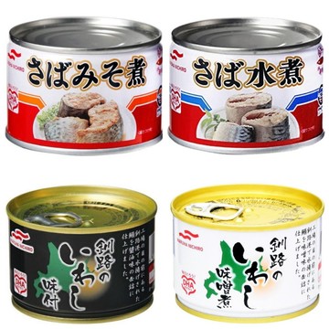 #悠西將# 日本 丸哈 鯖魚 罐頭 魚罐頭 煮付 味噌煮 釧味付 沙丁魚罐 沙丁魚 鯖魚罐 水煮